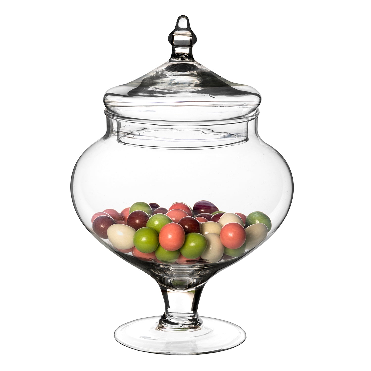 GUSTO CASA - Potiche in Vetro con Coperchio Patisserie h27 diametro 18,7 cm